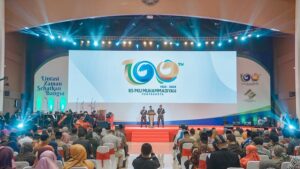 Resepsi Milad 1 Abad PKU Muhammadiyah Jogja - Sewa Lighting Panggung - Harga Sewa Lighting Panggung Murah