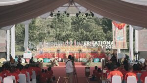 1st Nyingma Monlam - Taman Aksobya, kompleks Candi Borobudur - Sewa Lighting Panggung - Harga Sewa Lighting Panggung Murah